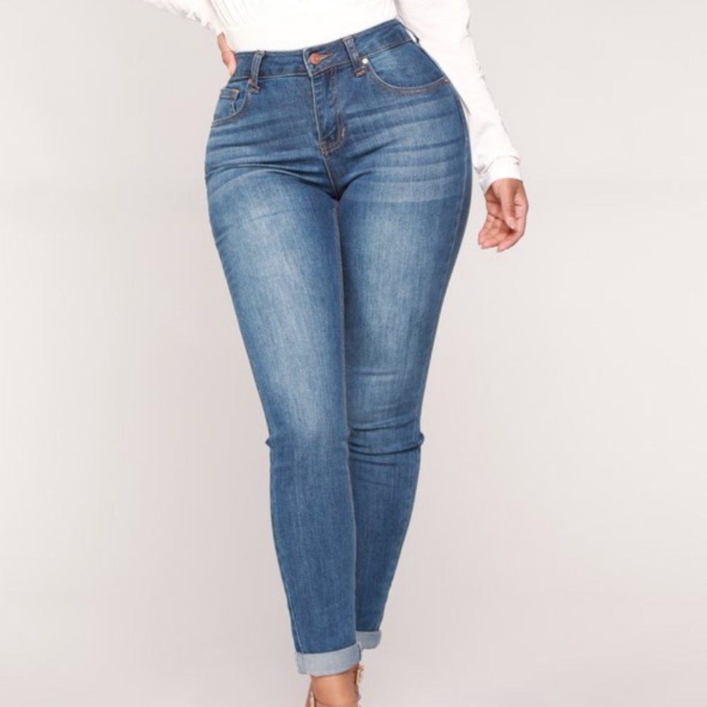 🆕 Ankle Jeans - Medium Blue Wash - Size:5